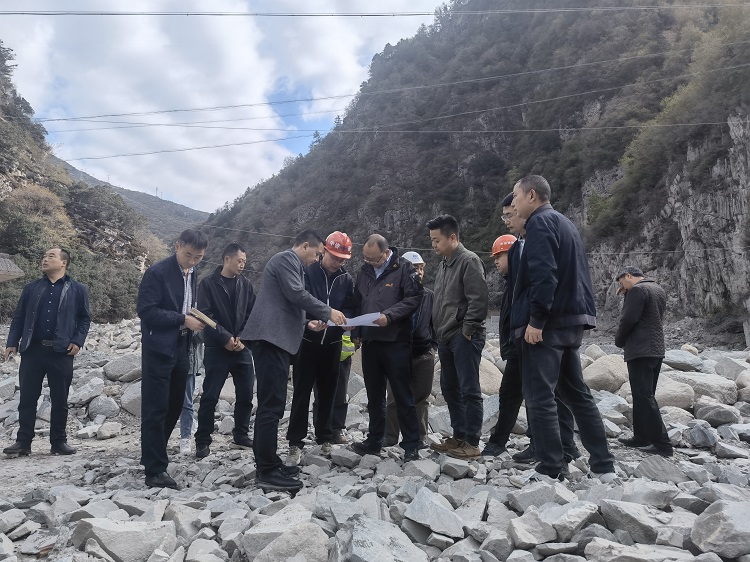 平武县县委书记黄俊考察现场.jpg